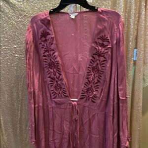 Elegant Mauve Women's Top